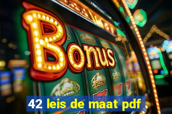 42 leis de maat pdf